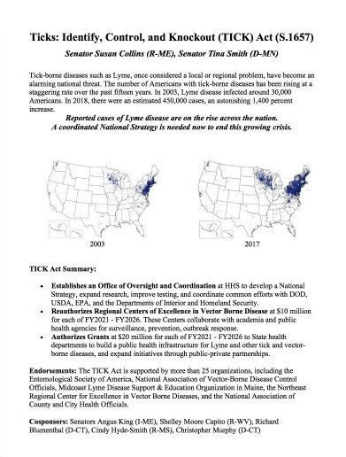 Photo of Tick Act Document