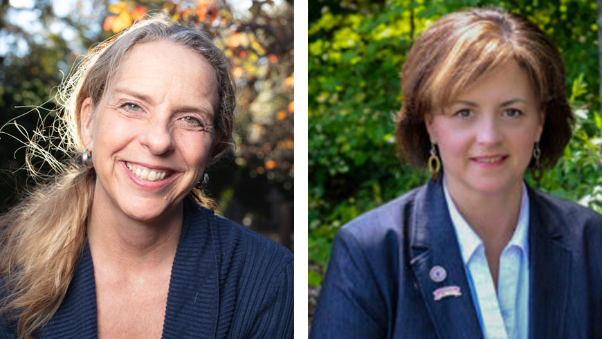 Headshots of Jennifer Platt and Beth Carrison